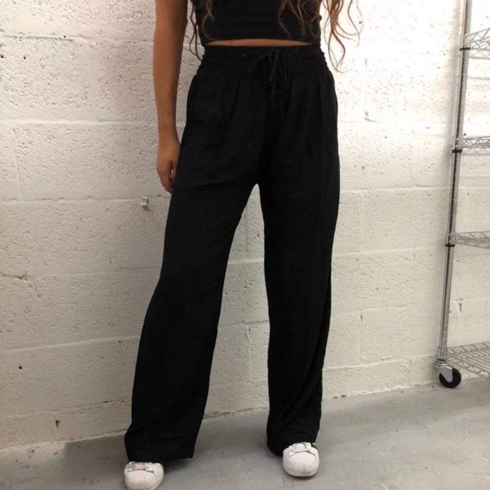 Black Wide Leg Pants